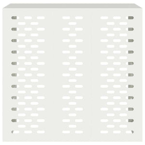 vidaXL Cache-climatiseur blanc 110 x 50 x 105 cm Acier