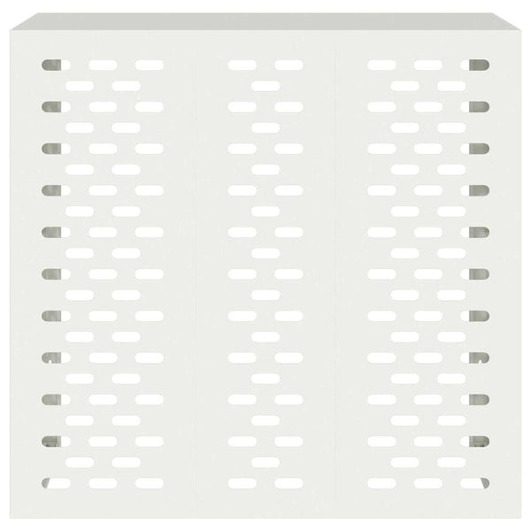 vidaXL Cache-climatiseur blanc 110 x 50 x 105 cm Acier