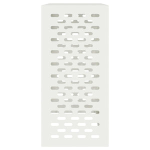 vidaXL Cache-climatiseur blanc 110 x 50 x 105 cm Acier