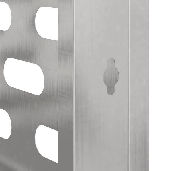 Klimaanlagenabdeckung Edelstahl Silber 110cm
