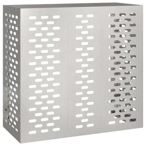 Klimaanlagenabdeckung Edelstahl Silber 110cm