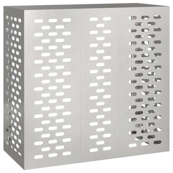 Klimaanlagenabdeckung Edelstahl Silber 110cm
