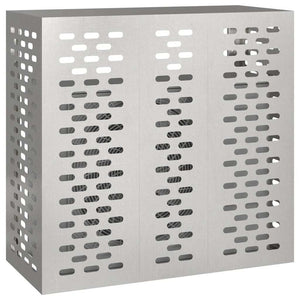 Klimaanlagenabdeckung Edelstahl Silber 110cm