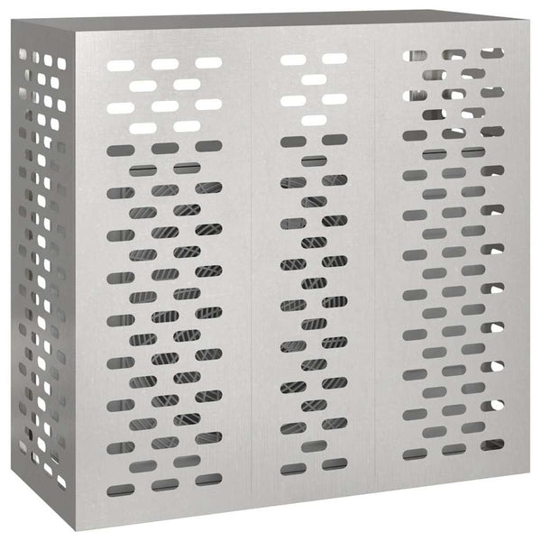 Klimaanlagenabdeckung Edelstahl Silber 110cm