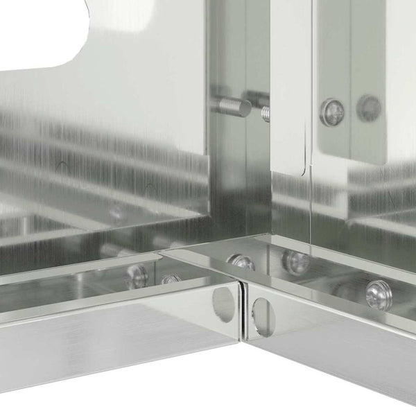 vidaXL Housse de climatisation Argenté 110 x 50 x 105 cm Acier galvanisé