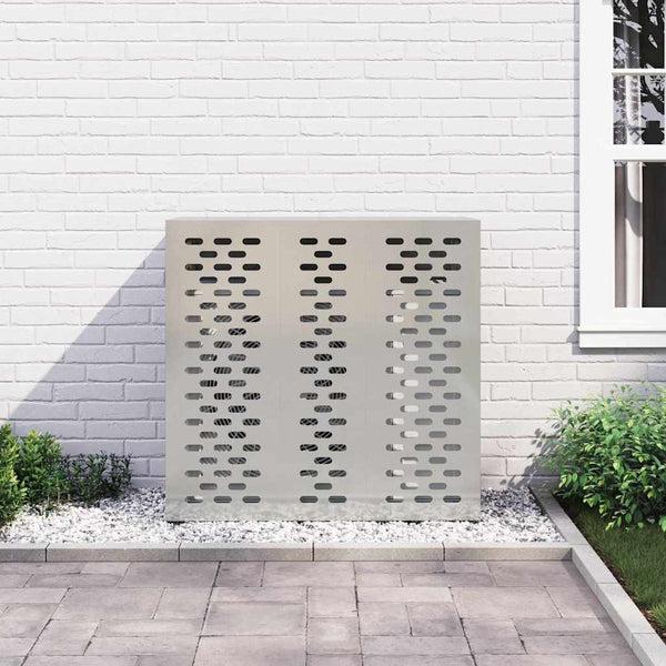 vidaXL Housse de climatisation Argenté 110 x 50 x 105 cm Acier galvanisé