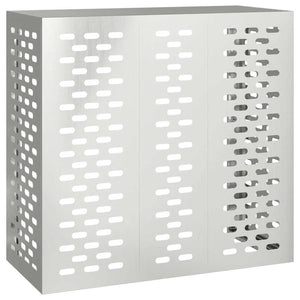 vidaXL Housse de climatisation Argenté 110 x 50 x 105 cm Acier galvanisé