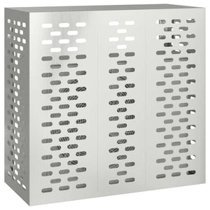vidaXL Housse de climatisation Argenté 110 x 50 x 105 cm Acier galvanisé