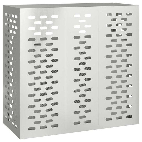 vidaXL Housse de climatisation Argenté 110 x 50 x 105 cm Acier galvanisé