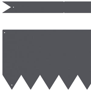 vidaXL Bordure de pelouse 30 pcs Anthracite 100 x 0,05 x 20 cm
