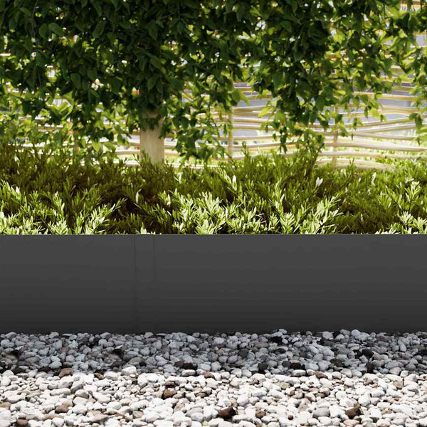 Raseneinfassung Schwarz, 20er Set, 100x30cm