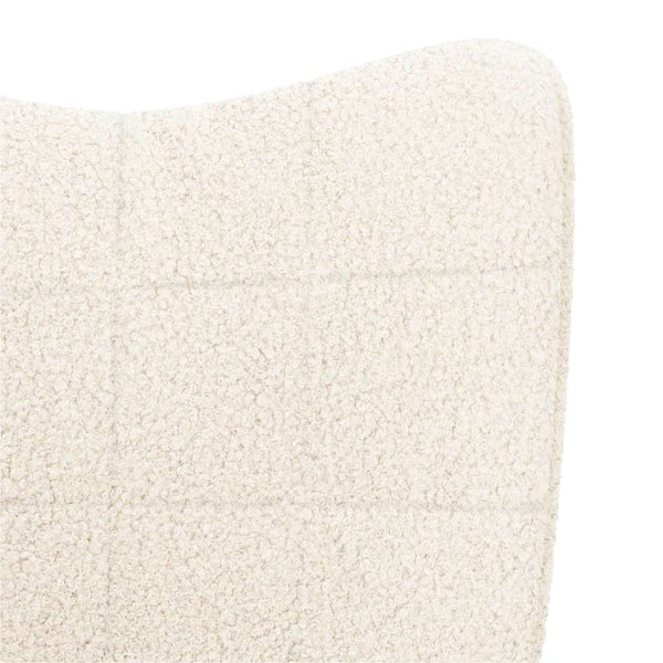 Creme Sessel Sherpa-Stoff