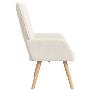 Creme Sessel Sherpa-Stoff