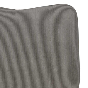 Sessel Hellgrau Stoff 63x67x94cm