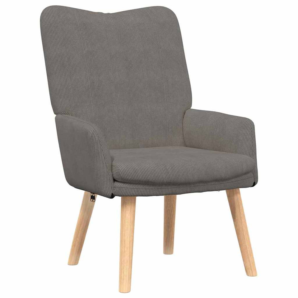 Sessel Hellgrau Stoff 63x67x94cm