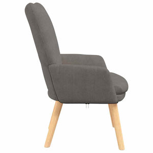 Sessel Hellgrau Stoff 63x67x94cm