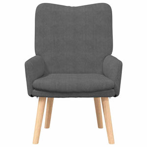 Dunkelgrauer Stoff Sessel