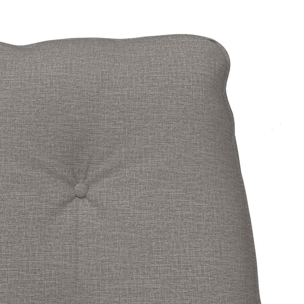 Sessel Taupe Stoff Sperrholz 69x74x93 cm