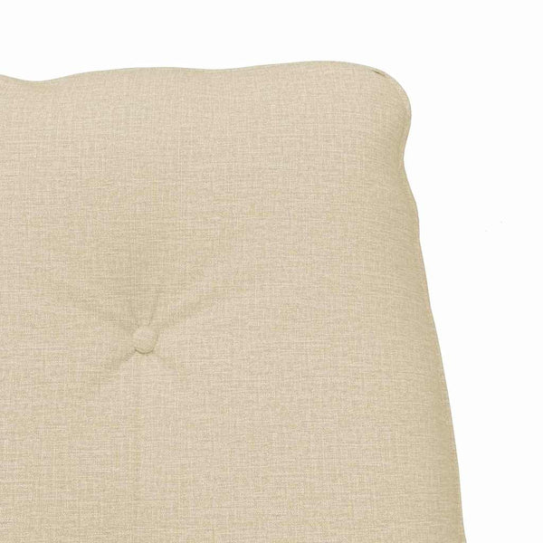 Sessel Creme Stoff 69x74x93cm