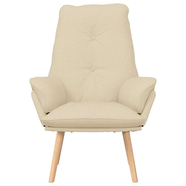Sessel Creme Stoff 69x74x93cm