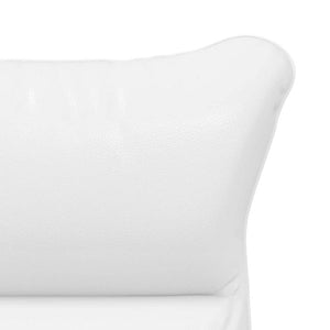 Weißer Kunstleder Sessel 69x74x93cm
