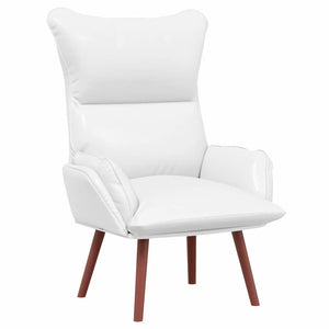Weißer Kunstleder Sessel 69x74x93cm