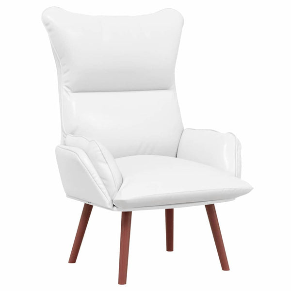 Weißer Kunstleder Sessel 69x74x93cm