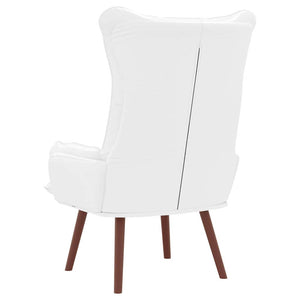 Weißer Kunstleder Sessel 69x74x93cm