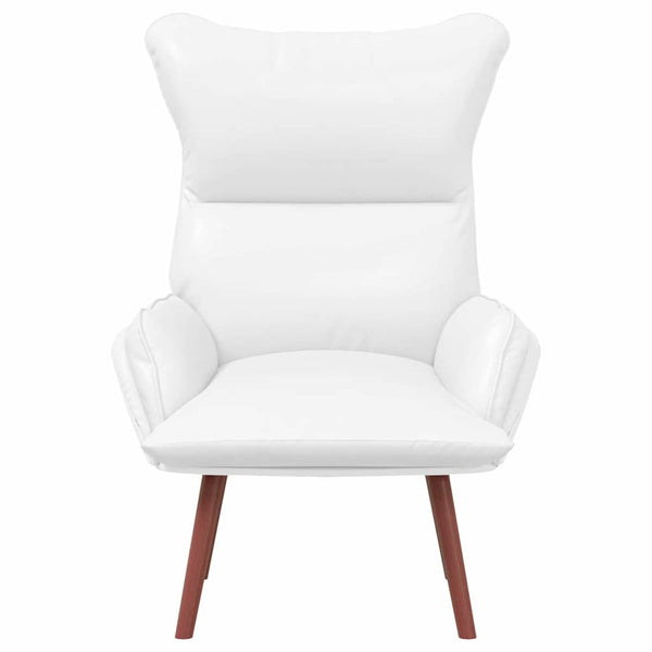 Weißer Kunstleder Sessel 69x74x93cm