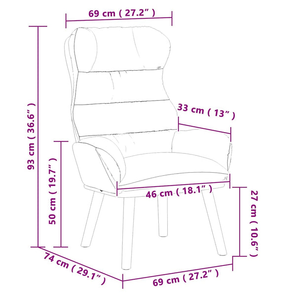 Sessel Hellgrau Sherpa-Stoff