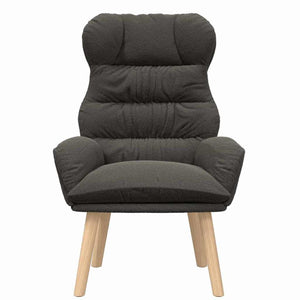 Dunkelgrauer Sessel Sherpa-Stoff
