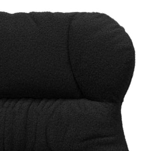 Schwarzer Sherpa Sessel