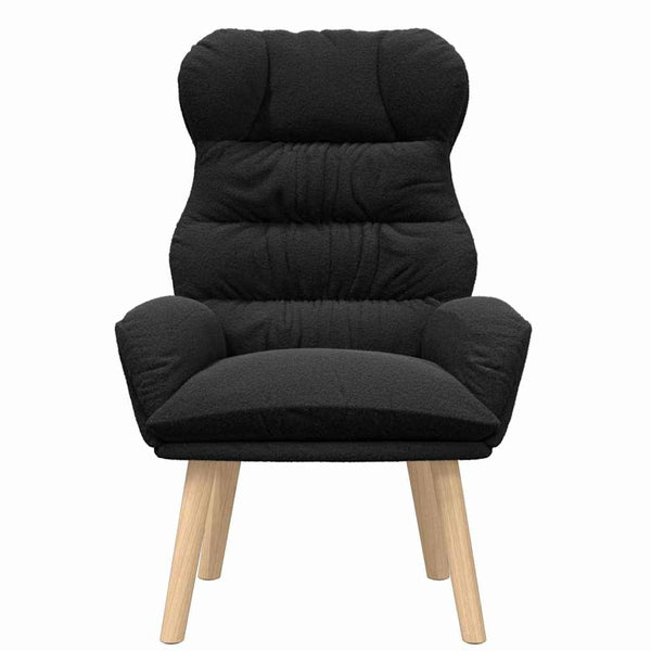 Schwarzer Sherpa Sessel