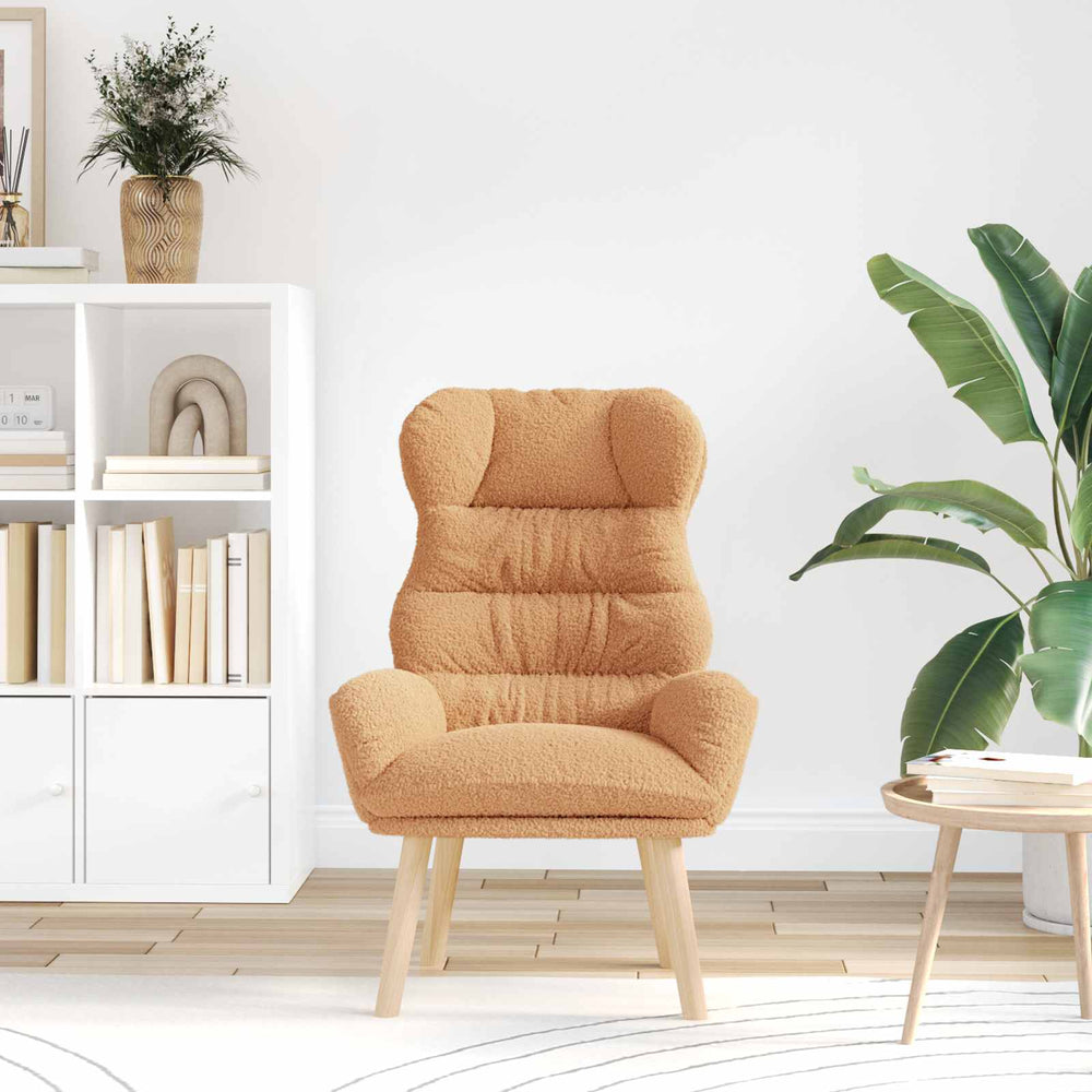 Beiger Sherpa-Sessel