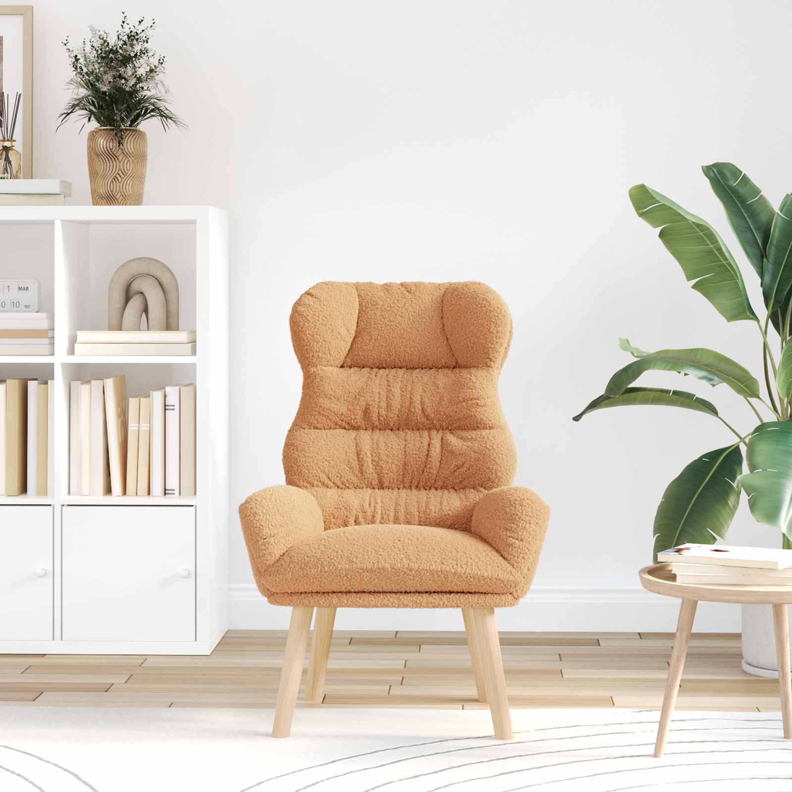 Beiger Sherpa-Sessel