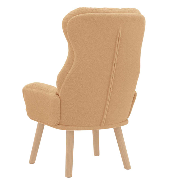 Beiger Sherpa-Sessel