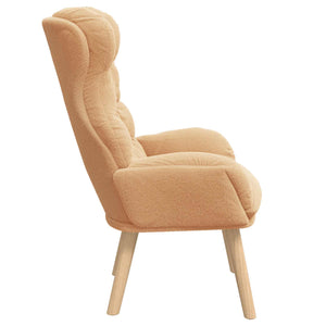 Beiger Sherpa-Sessel
