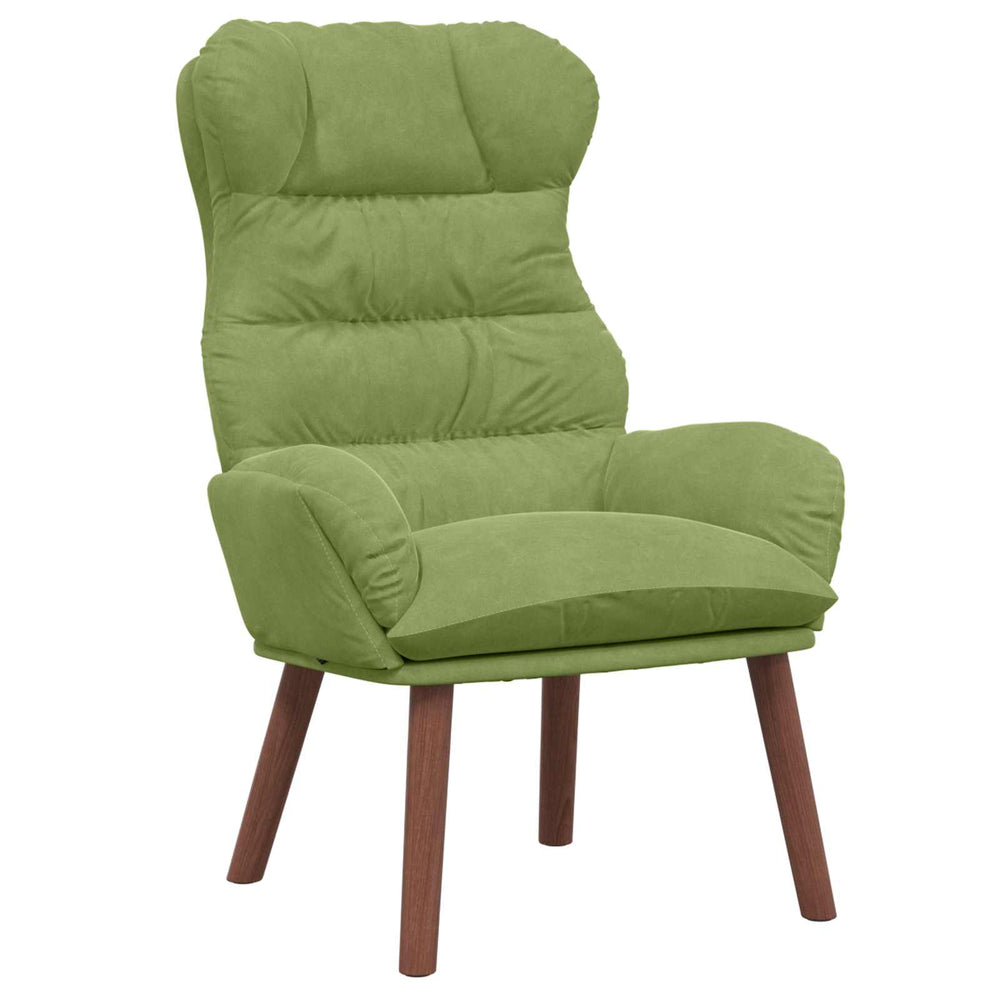 Sessel Hellgrün Samt 69x74x93cm