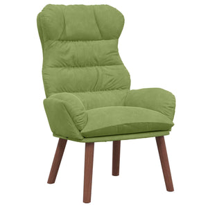 Sessel Hellgrün Samt 69x74x93cm