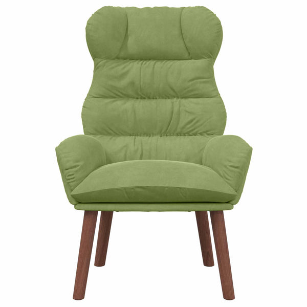 Sessel Hellgrün Samt 69x74x93cm