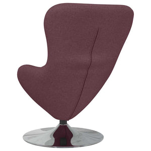 Lila Eiersessel Stoff 63x73x90cm