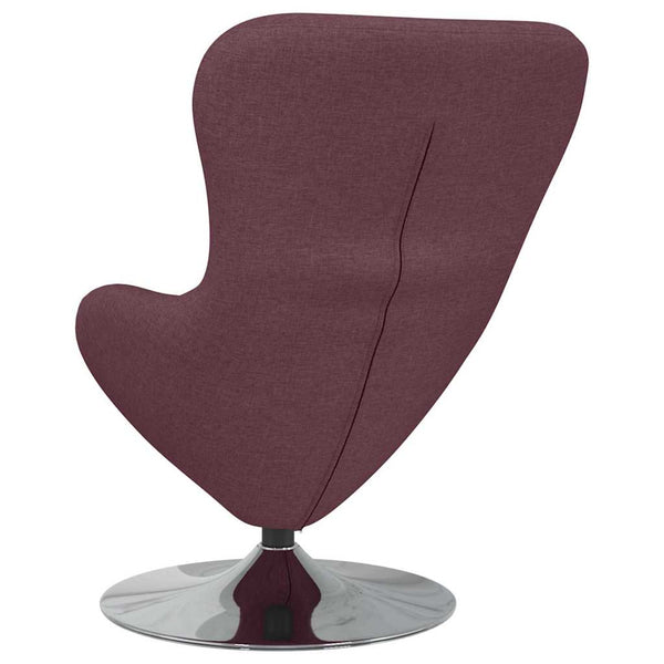Lila Eiersessel Stoff 63x73x90cm