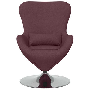 Lila Eiersessel Stoff 63x73x90cm