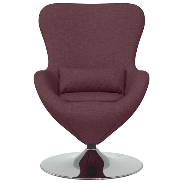 Lila Eiersessel Stoff 63x73x90cm