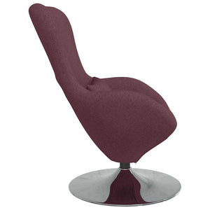 Lila Eiersessel Stoff 63x73x90cm