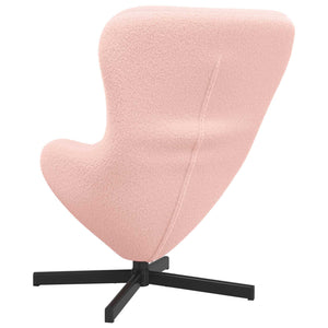 Rosa Eiersessel Stoff 63x73x90cm
