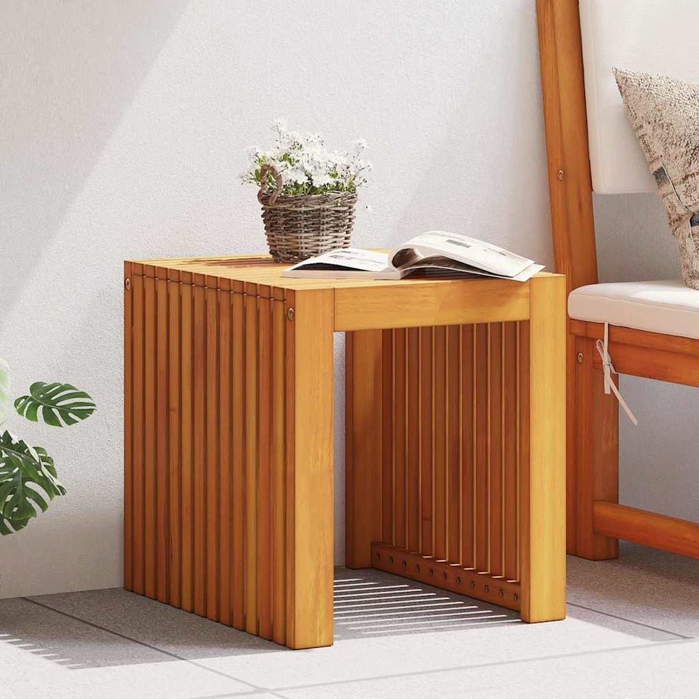 Teak Beistelltisch Öl-Natur 43x36x40cm