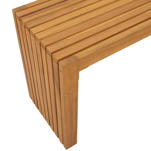 Massivholz Teak Bank, 110 cm