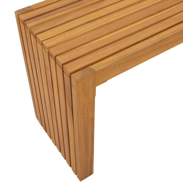 Massivholz Teak Bank, 110 cm