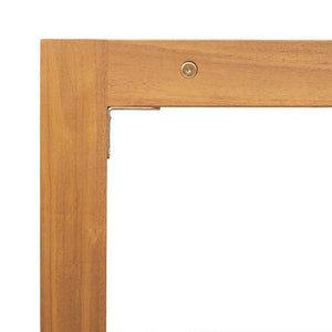 Massivholz Teak Bank, 110 cm